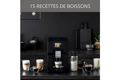 Machine à café à grain Krups INTUITION PREFERENCE NOIR 11 BOISSONS EA873810