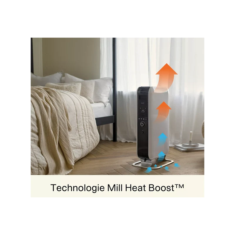 Chauffage Bain d'huile MILL Gentle Air Wifi 1500W noir