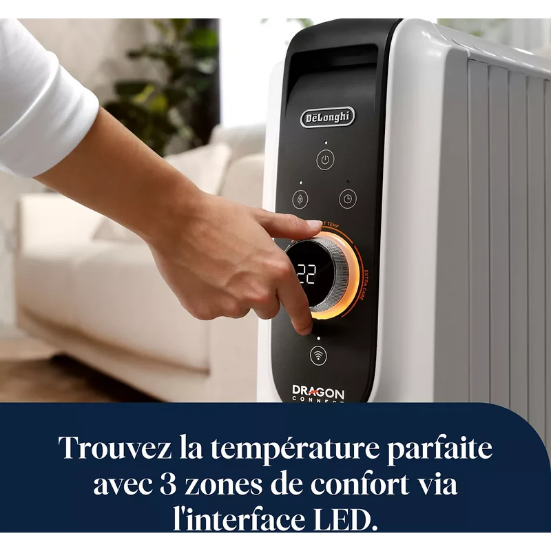 Chauffage Bain d'huile DELONGHI TRD51025 WIFI