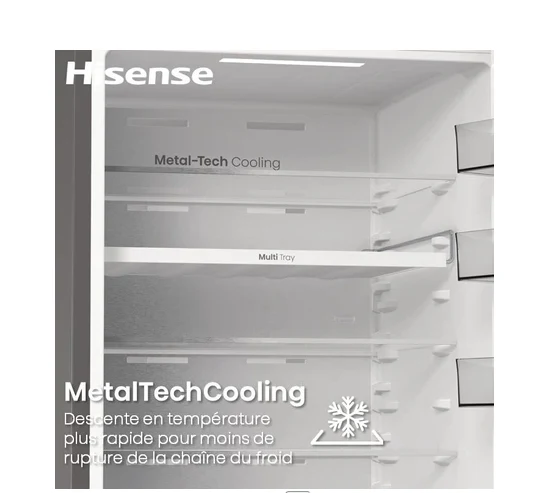 Réfrigérateur congélateur en bas Hisense RB5P410SACC