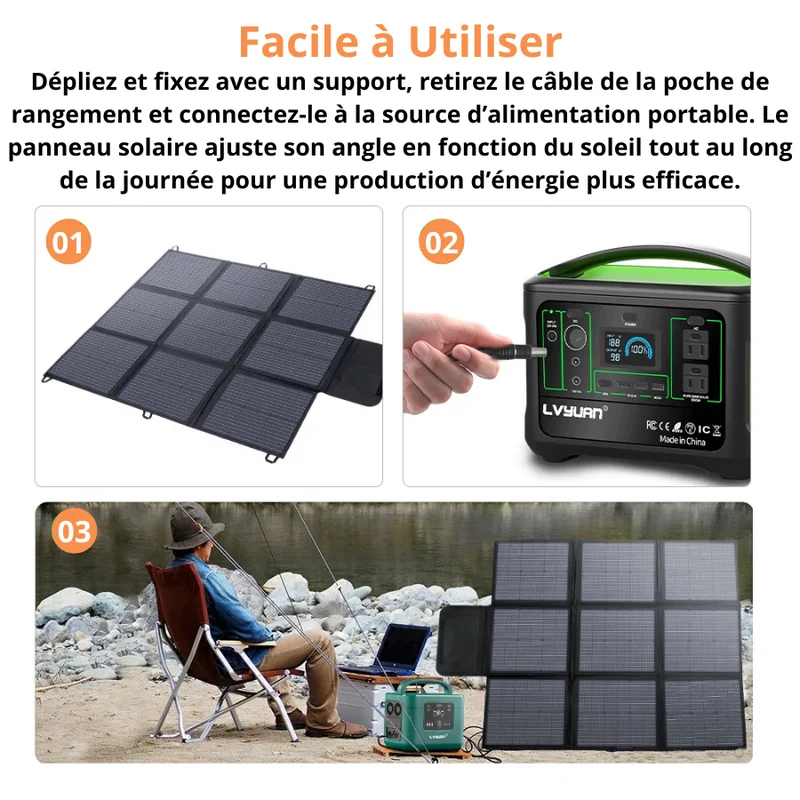 Générateur Solaire Pliable Foval