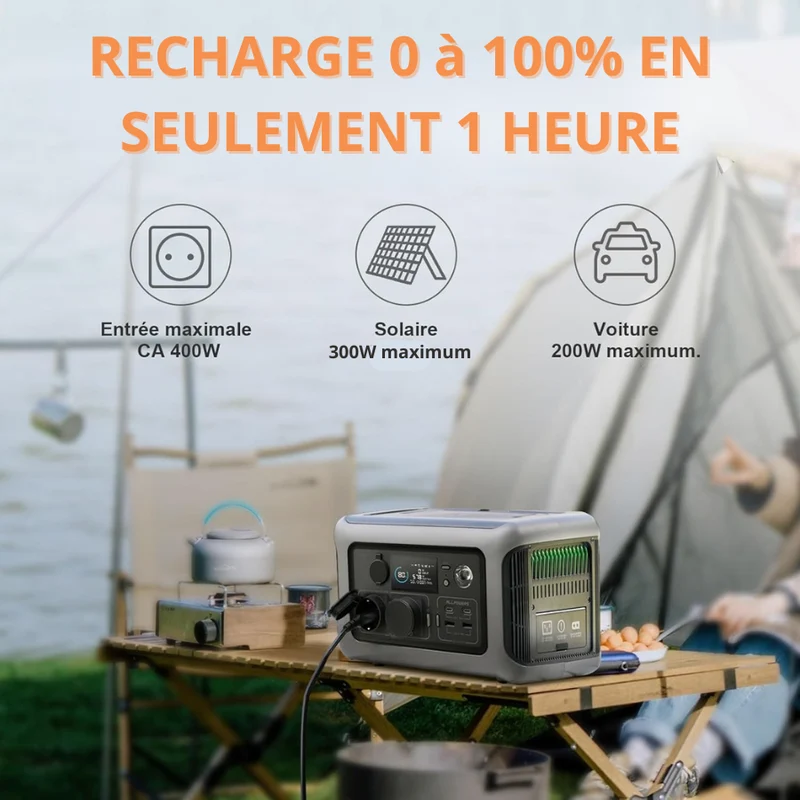 Générateur Solaire ALLPOWERS R600 – 600W, 299Wh