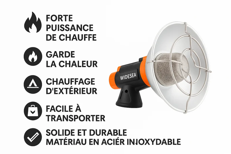 Chauffage de Camping Portable