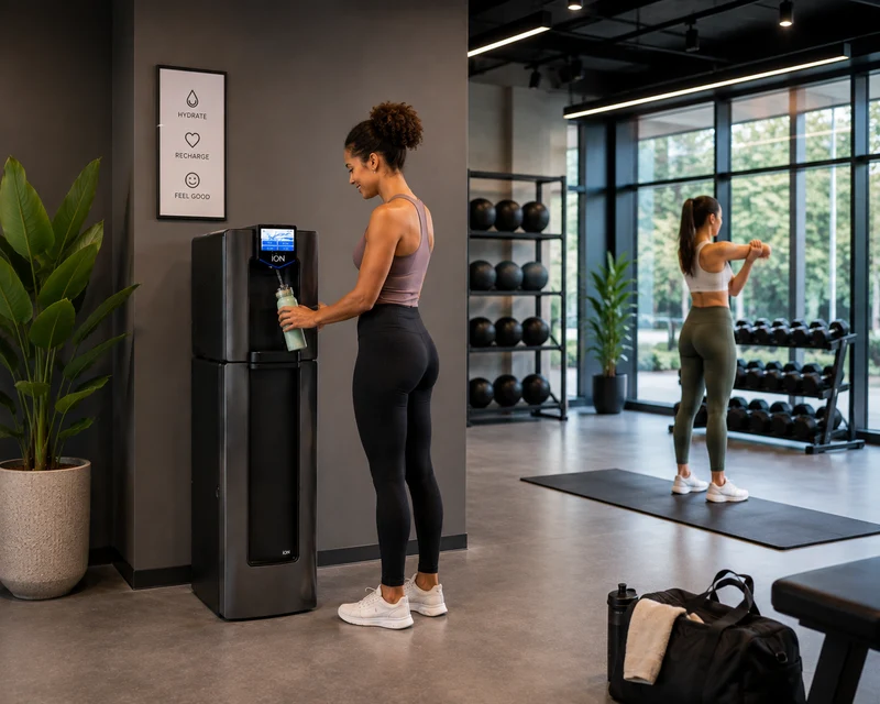 Fontaine à eau ION Plus | Eau froide, chaude et/ou gazeuse | 30 l/h | À poser ou sur pied (copie)
