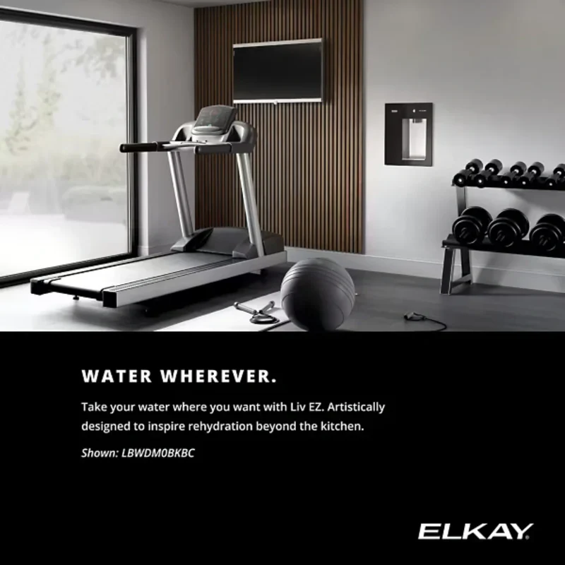 Robinet d'eau filtrée réfrigérée encastré Elkay LBWDM0BKBC - Robinet d'eau en bouteille automatique - Robinet d'eau potable sans contact (copie)