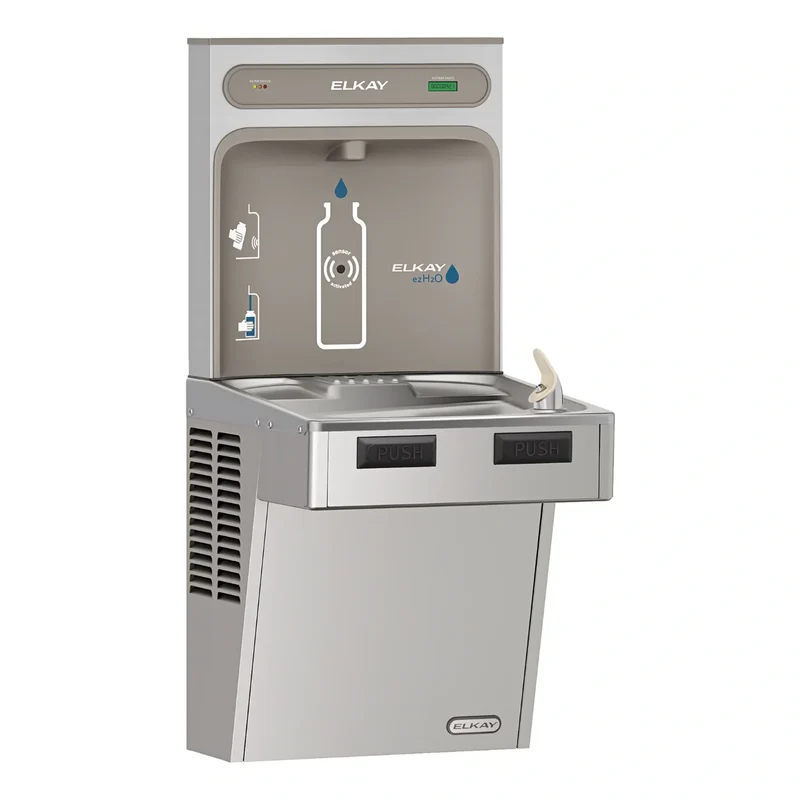 Fontaine à eau Elkay LMABF8WSS2KN avec remplissage ultra-rapide des bouteilles – Acier inoxydable – Idéale pour les écoles et les salles de sport | Jusqu'à 5,7 litres par minute – Max. 30 L/h (copie)