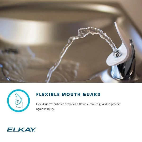 Fontaine à eau sans contact Elkay LZO8WSS2KN avec remplissage ultra-rapide des bouteilles – Acier inoxydable – Idéale pour les écoles et les salles de sport | Jusqu'à 5,7 litres par minute – Max. 30 L/h