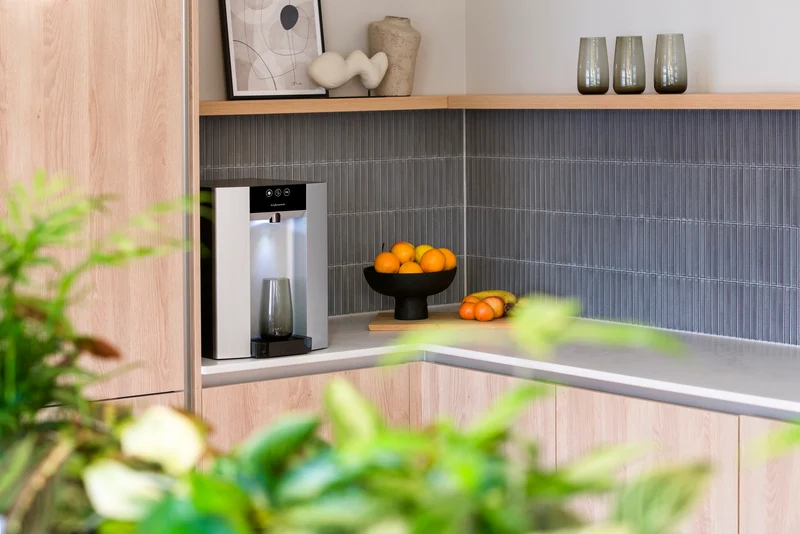 Fontaine à eau du réseau Habit Premium eau froide/ambiante/gazeuse et/ou chaude | 1 à 50 utilisateurs (50 litres/heure)