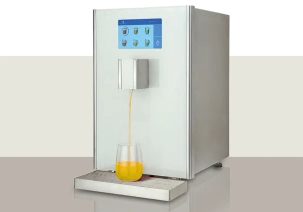 Fontaine à eau Habit Juice : eau et jus provenant d'une seule machine ; boire de l'eau devient un plaisir ! | Capacité : 1 L/heure