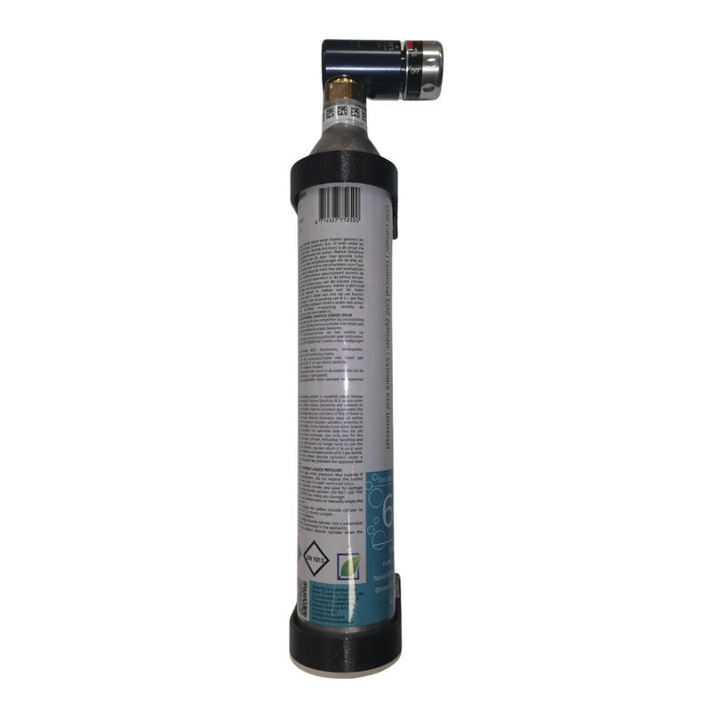 Support mural Habit pour bouteille de dioxyde de carbone de 425 grammes / porte-bouteille petite bouteille de CO2 - fixez votre bouteille de CO2 dans votre placard de cuisine
