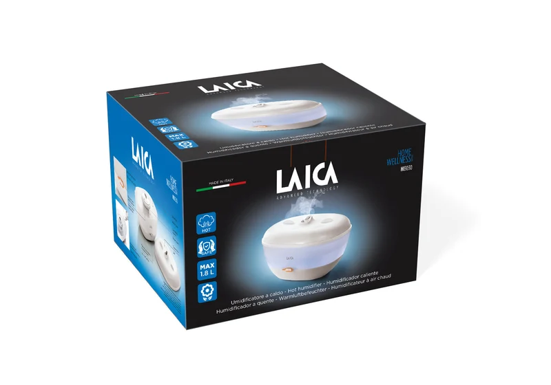 Humidificateur à vapeur Laica HI3030 - 1,8 litres - la meilleure hygiène