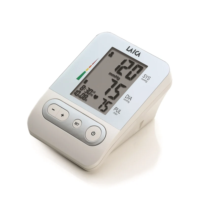Tensiomètre automatique au bras Laica (BM2301) - mémoire max 120 mesures | Maintenant temporairement avec thermomètre GRATUIT