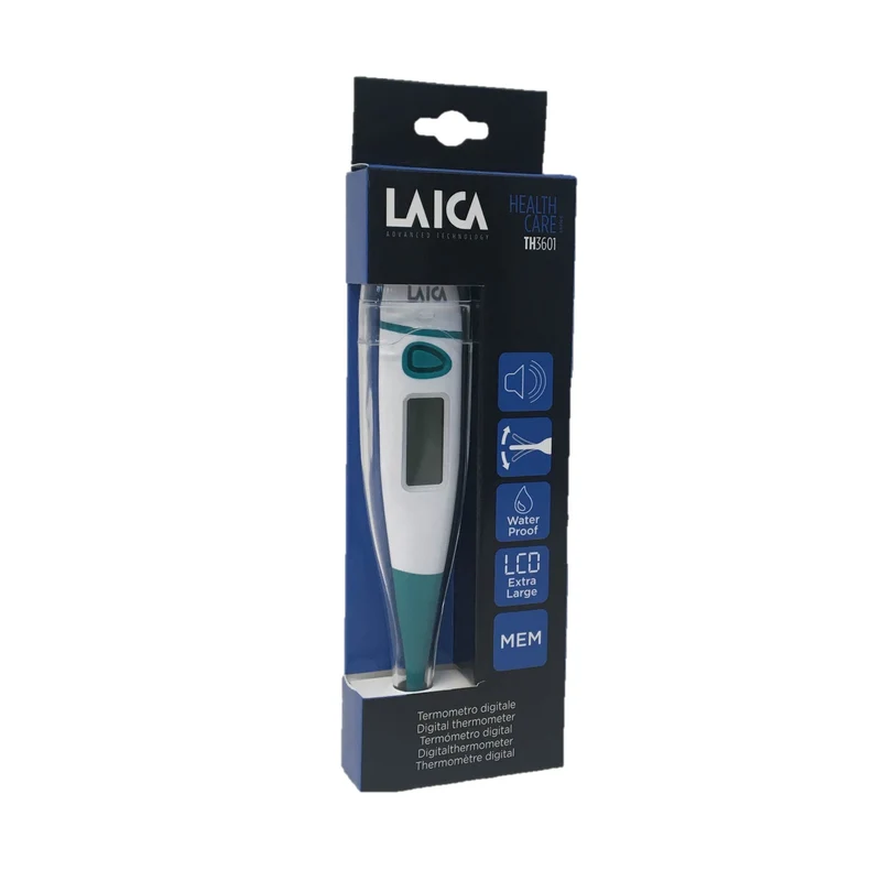 Thermomètre numérique Laica TH3601 – avec pointe flexible et mesure rapide