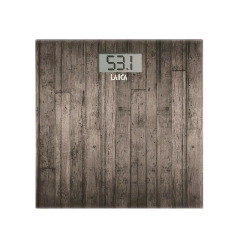 Pèse-personne numérique Laica (PS1065) jusqu'à 180 kg - impression bois