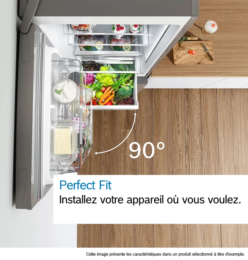 Réfrigérateur combiné BOSCH NoFrost KGN56XLEB