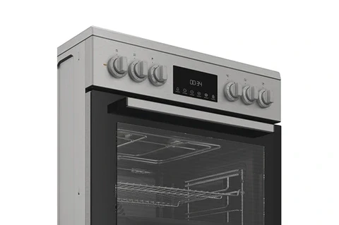 Cuisinière vitrocéramique Indesit I6V5LCX inox
