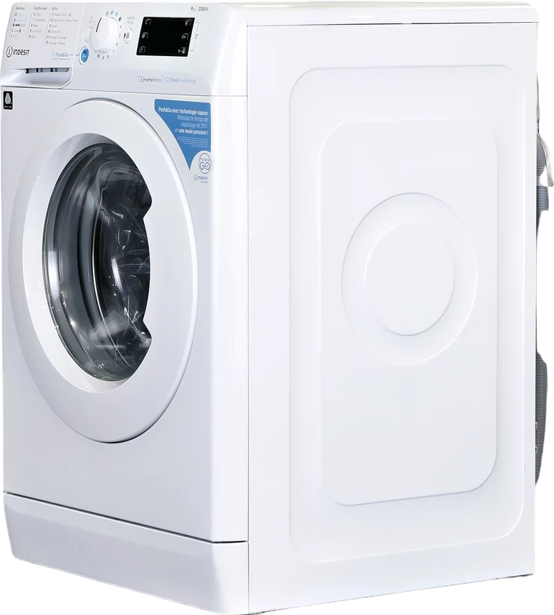 Lave-linge Hublot 9 kg Reconditionné INDESIT BWE91296XWVFR