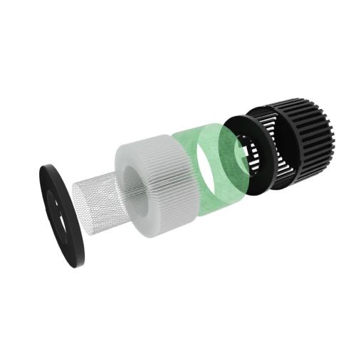 Sèche-mains Habit Airflow-UV avec purificateur d'air | Purification automatique de l'air ambiant incluse | Garantie 3 ans