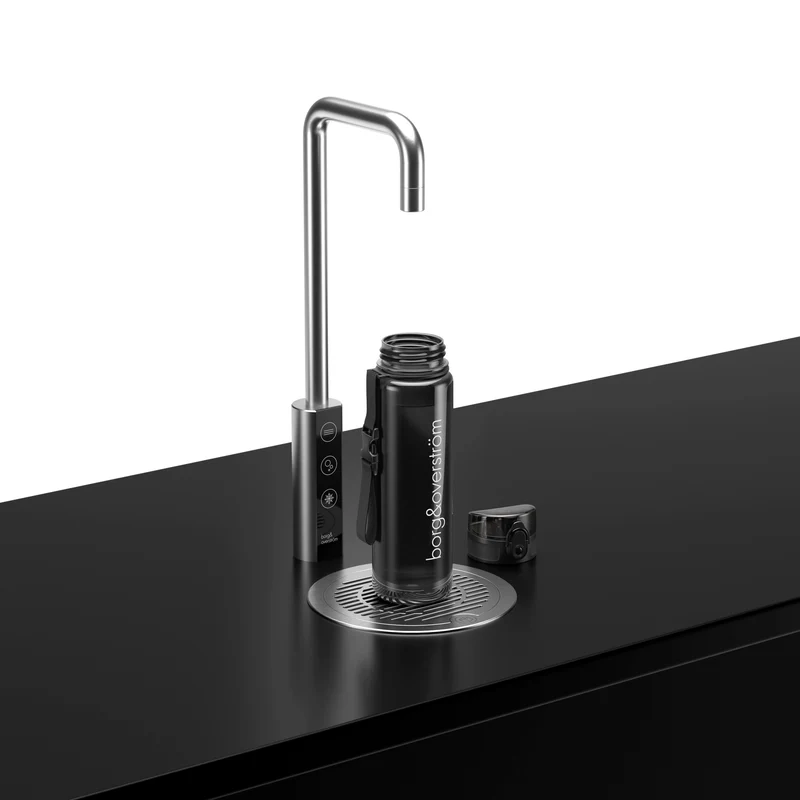 Fontaine à eau encastrable Habit Tap T1 avec mode Eco économe en énergie froid/ambiant et/ou pétillant | 1 à 50 utilisateurs (50 litres/heure)