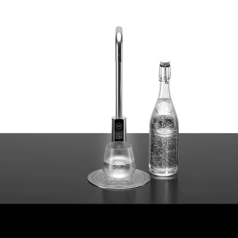 Fontaine à eau encastrable Habit Tap T1 avec mode Eco économe en énergie froid/ambiant et/ou pétillant | 1 à 50 utilisateurs (50 litres/heure)