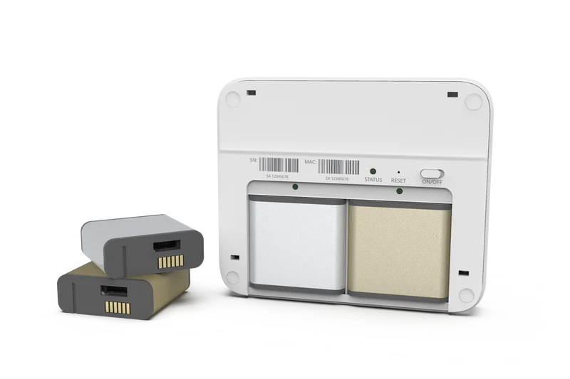 Appareil de mesure de la qualité de l'air professionnel Kaiterra Sensedge Mini | mesure les particules, le CO2, les COVT, la température et l'humidité relative