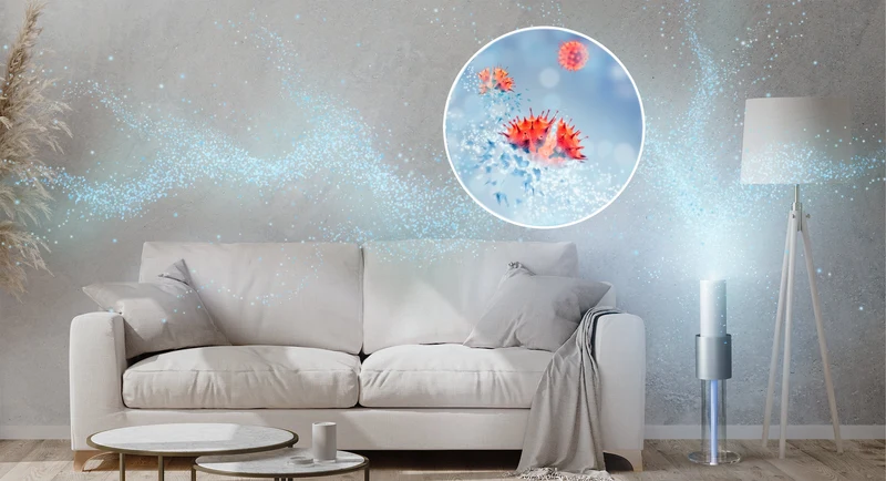 LightAir Ionflow Evolution – Purificateur d’air à ionisation silencieux contre les poussières fines, les poussières ultrafines et les virus | 125 m3 / environ 50 m2