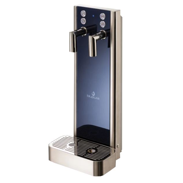 Robinet d'eau BluPura Bluglass Tower avec refroidisseur d'eau sous-comptoir Habit Box de votre choix