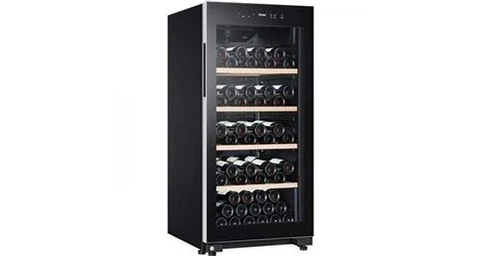 Cave a vin de service Haier hws116gae - - pose libre - 116 bouteilles h126. 5 x l59,5 cm - noir