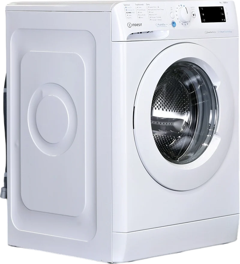 Lave-linge Hublot 9 kg Reconditionné INDESIT BWE91296XWVFR