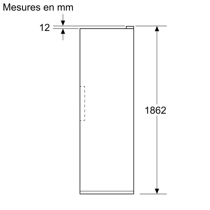 Réfrigérateur Une Porte 402 Litres Reconditionné BOSCH KSN36AICM