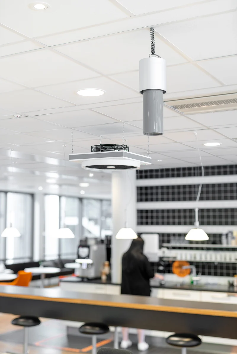Purificateur d'air ioniseur Lightair IonFlow Solution | 50 m2 | Acheter un purificateur d'air de plafond avec ioniseur ultra haute densité