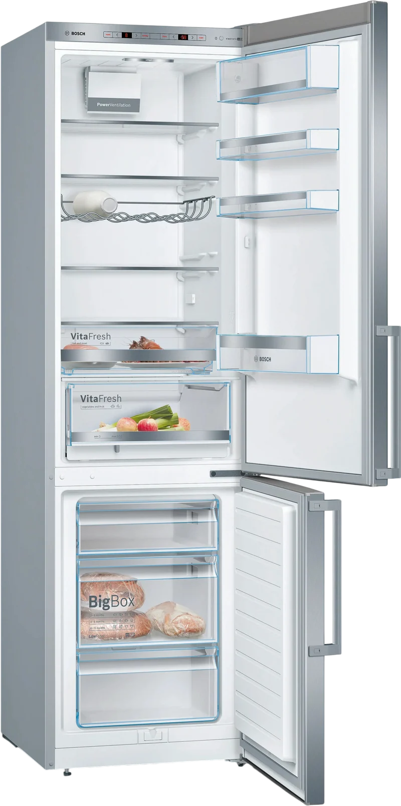 Réfrigérateur Avec Congélateur 343 Litres Reconditionné BOSCH KGE398IBP