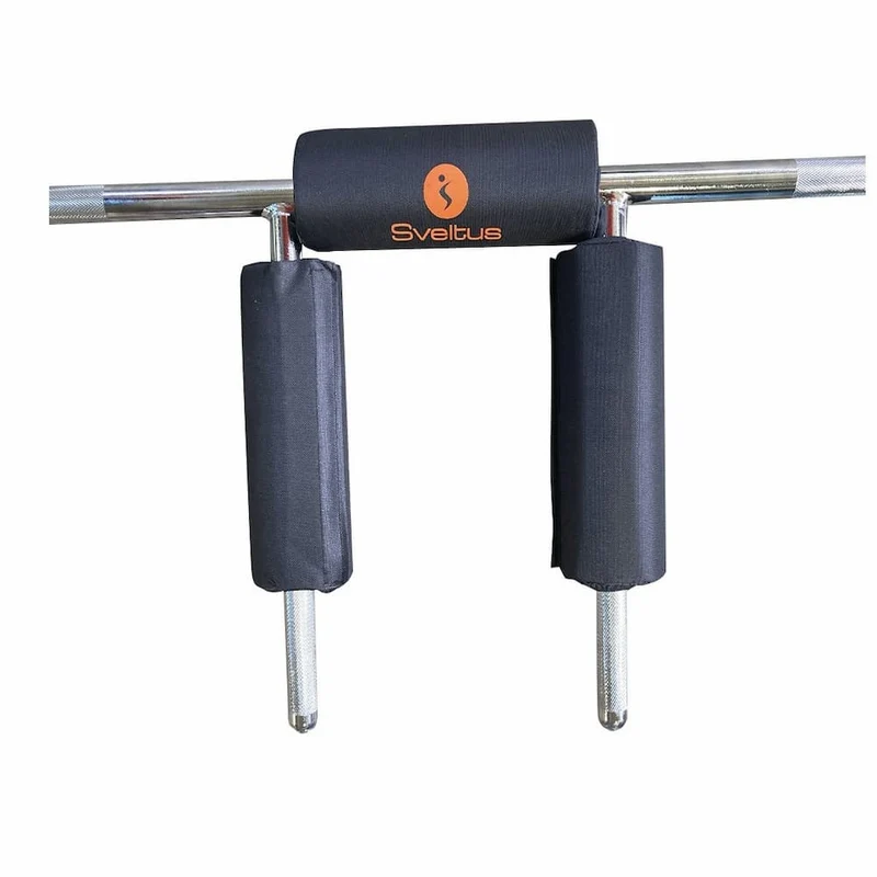 Safety squat bar 220 cm + 2 stop-disques