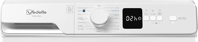 Lave-linge Hublot 8 kg Reconditionné VEDETTE LFV284QW