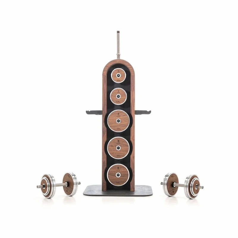 WeightPlate Tower en Noyer