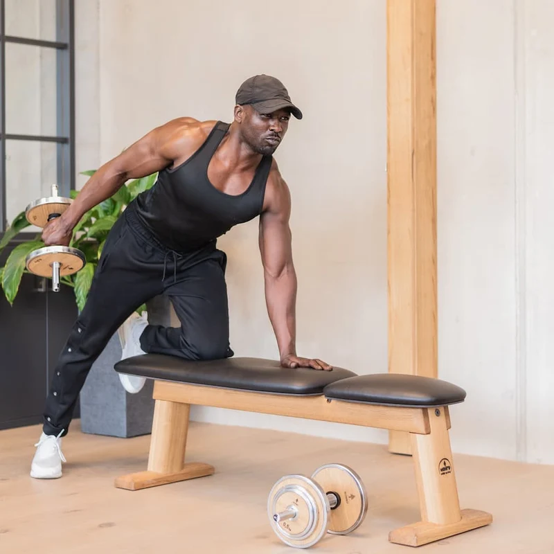 WeightPlate Tower en Merisier