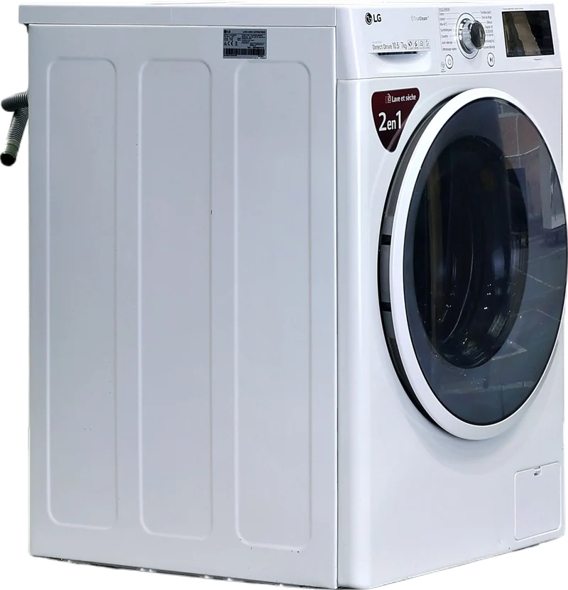 Lave-linge Sechant 10.5 kg Reconditionné LG F174J82WRHT