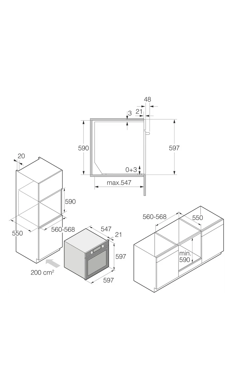 Four Chaleur Tournante 50 L Reconditionné ASKO OCS8464S