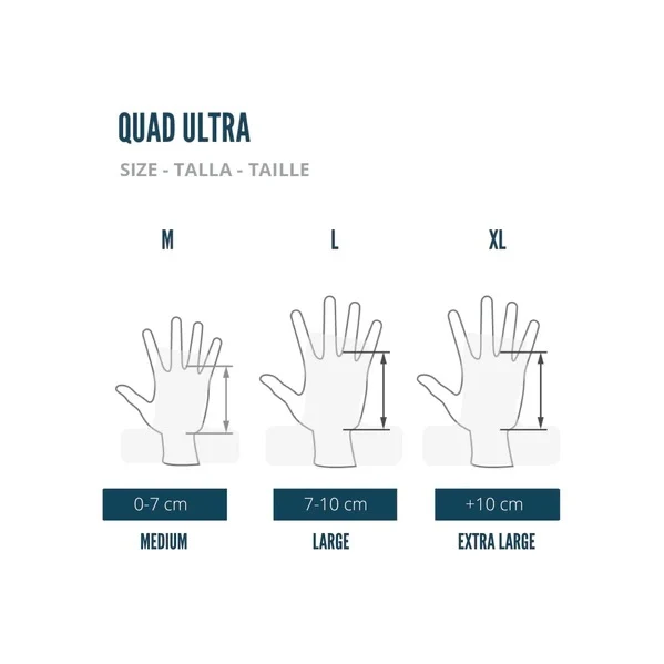 Quad Ultra Maniques Gris Bleu Taille XL