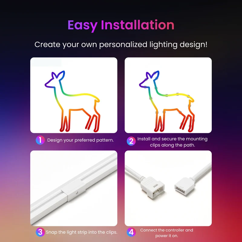 SwitchBot RGBIC Neon Rope Light
