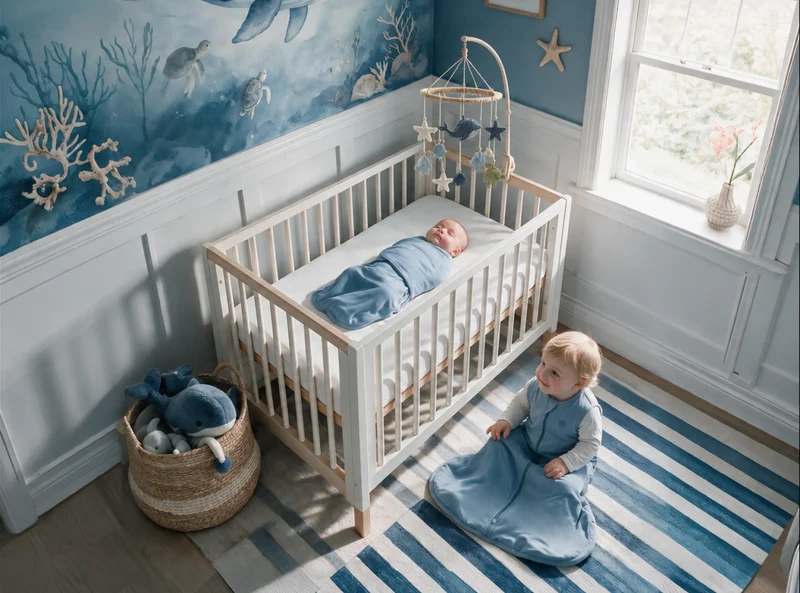 Baby Sleep Sack 1.5 TOG & Easy Swaddle Wrap For 0-3M Bundle