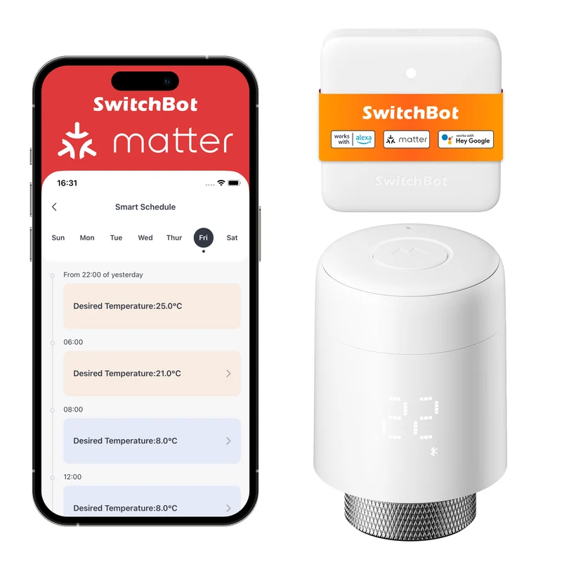 SwitchBot Smart Radiator Thermostat Matter Combo