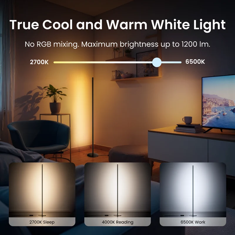 SwitchBot RGBICWW Floor Lamp