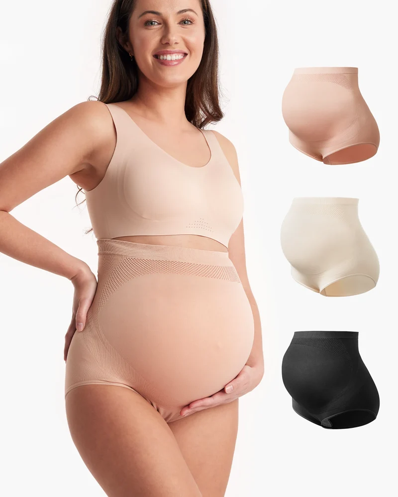 Pregnancy Ball + High Waist Pregnancy Belly Support Panties