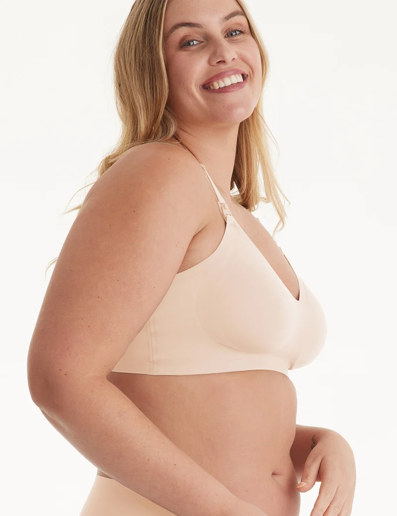 Maternity Yoga Set: Pregnancy Ball + Ultra Soft Seamless Nursing Bra YN21