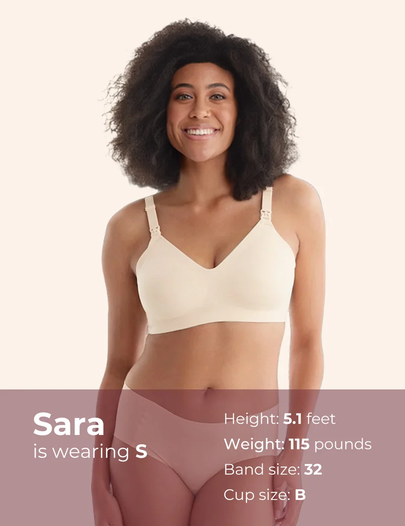 Maternity Yoga Set: Pregnancy Ball + Ultra Soft Seamless Nursing Bra YN21