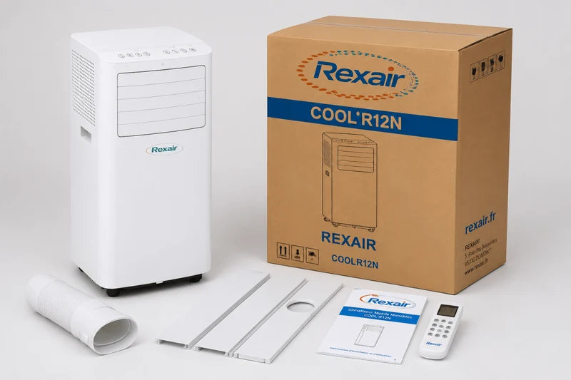 Climatiseur mobile monobloc réversible Rexair COOL'R12N