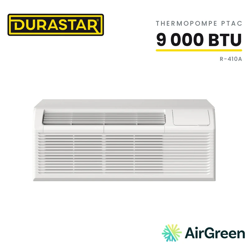 Thermopompe PTAC DURASTAR | 9000 BTU - R410A