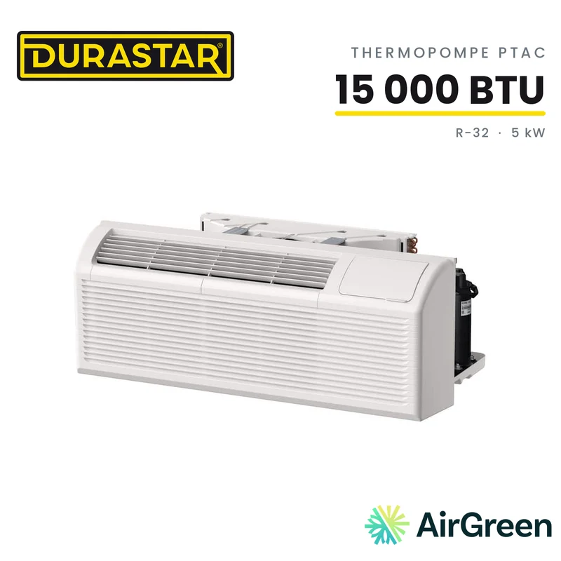 Thermopompe PTAC DURASTAR | 15000 BTU 5 kW - R32