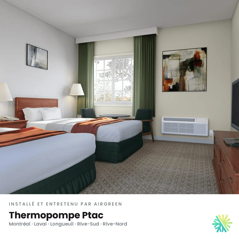 Thermopompe PTAC DURASTAR | 15000 BTU 5 kW - R32